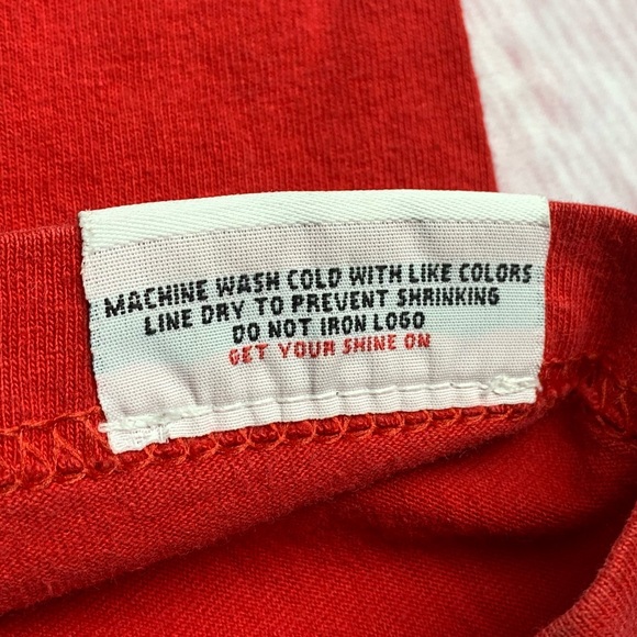 💵Diamond Supply Company Red Heavy Cotton Tee Size 2XLarge - Picture 8 of 9